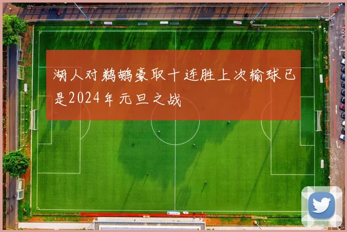 湖人对鹈鹕豪取十连胜上次输球已是2024年元旦之战